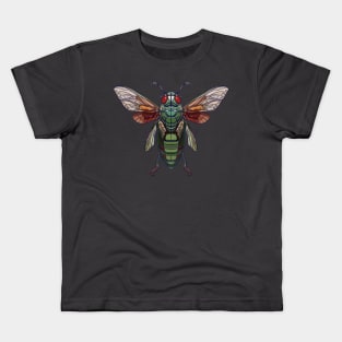 Cicada drawing Kids T-Shirt